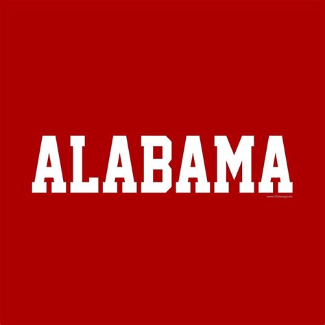 Alabama Football Font - Cliparts.co