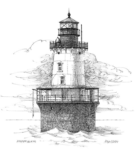 Lighthouse Pencil Drawing at PaintingValley.com | Explore collection of ...