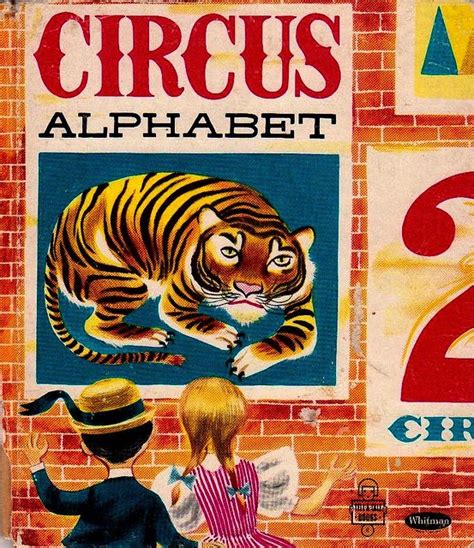 "Circus Alphabet" | Children's book illustration, Vintage children's ...