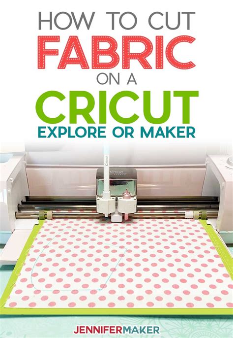 How to cut fabric with cricut explore or maker – Artofit