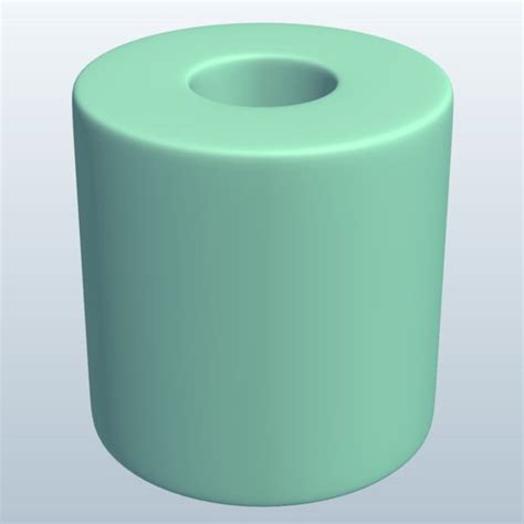 Hollow Cylinder v1 Free 3D Model - .obj .stl - Free3D