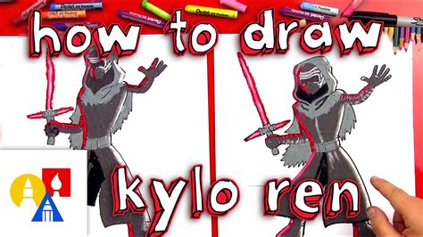 How To Draw Kylo Ren From Star Wars - YouTube