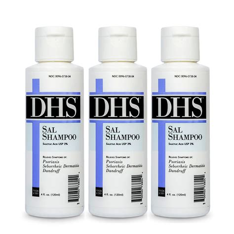 Buy DHS SAL Shampoo - Maximum Strength Shampoo for Psoriasis, Eczema ...