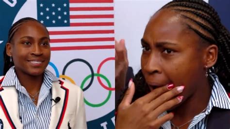 Tennis Star Coco Gauff Becomes Emotional As She's Named Team USA Flag ...