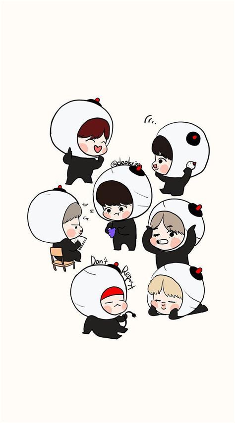 BTS Drawing, Cute BTS Drawing HD phone wallpaper | Pxfuel