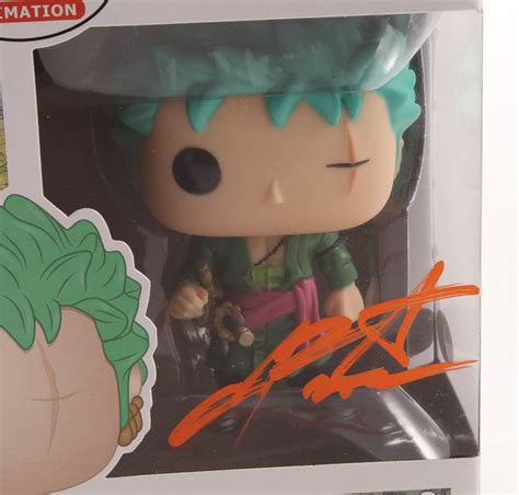 Christopher Sabat Signed "One Piece" Roronoa Zoro #327 Funko Pop! Vinyl Figure (JSA COA ...