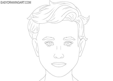 How To Draw Boy Face Easy - vrogue.co