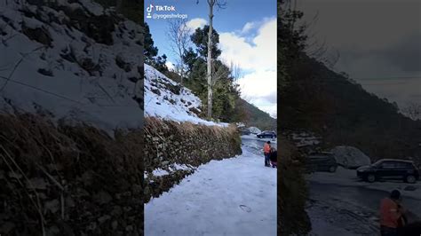 Mukteshwar snow fall 2019 - YouTube