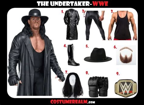 WWE's Supernatural Icon: A Step-by-Step Guide To The Undertaker Costume