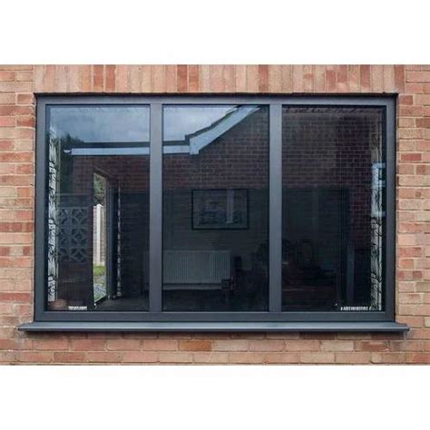 Black Aluminum Sliding Window at Rs 250/square feet | Dhebar Road South ...