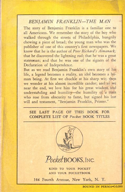 The Autobiography of Benjamin Franklin | Benjamin Franklin