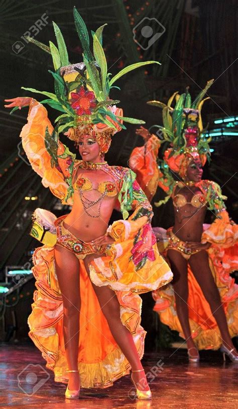 HAVANA, CUBA, MAY 7, 2009 Astonishing dancers performing in Tropicana in Havana, Cuba, on May 7 ...