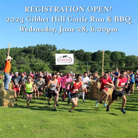 Cattle Run REGISTRATION OPEN 2023 fonal - Gibbet Hill Grill