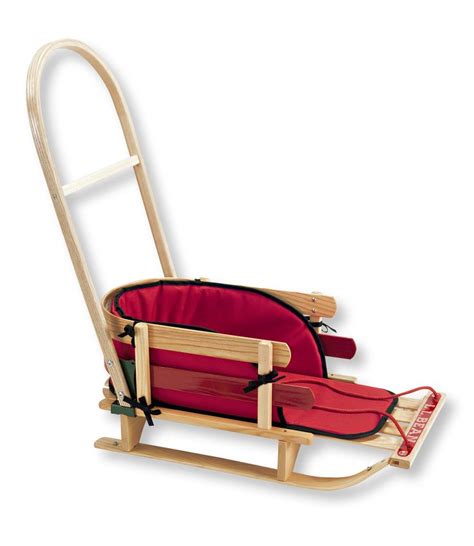 Kids' Pull Sled and Cushion Set with Push Handle | Sleds & Snow Tubes at L.L.Bean | Sled ...