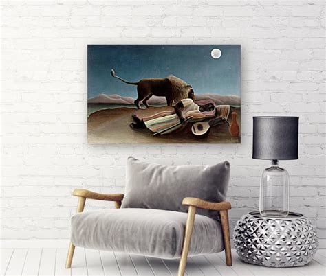 The Sleeping Gypsy Print – Henri Rousseau - Lavelart