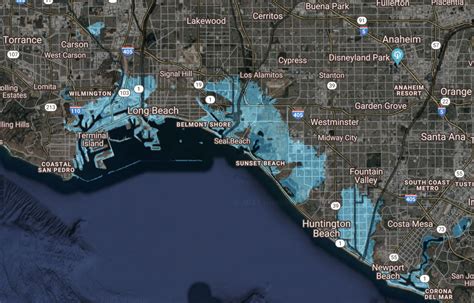 This Is What Los Angeles Would Look Like With A Rise In Sea Levels