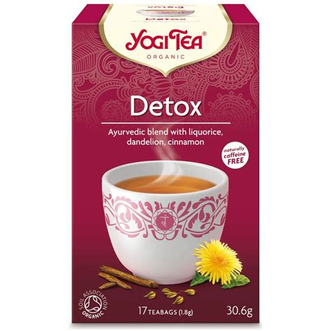 Yogi Ayurvedic Organic Detox Tea - 17 bags - Yogi Tea