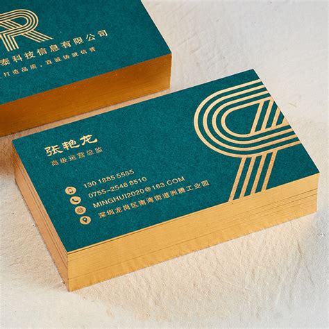 Luxury Gold Foil Business Cards Design and Print Foil Edging - Etsy