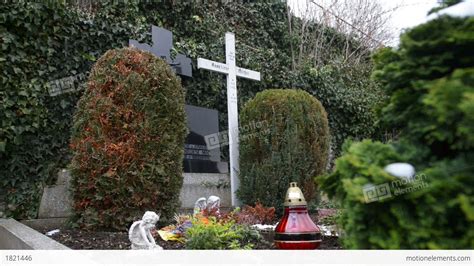 Anneliese Michel Grave Dolly Shot 10923 Stock video footage | 1821446