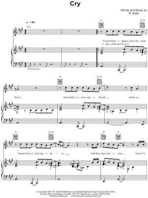 "Cry" Sheet Music - 3 Arrangements Available Instantly - Musicnotes