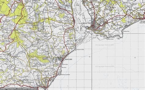 Historic Ordnance Survey Map of Dawlish Warren, 1946