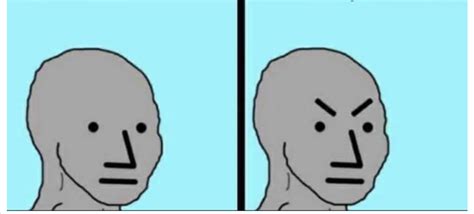 Angry npc meme Blank Template - Imgflip