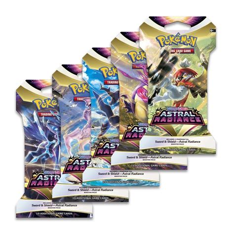 Pokémon TCG: Sword & Shield-Astral Radiance Sleeved Booster Pack (10 Cards) | Pokémon Center ...