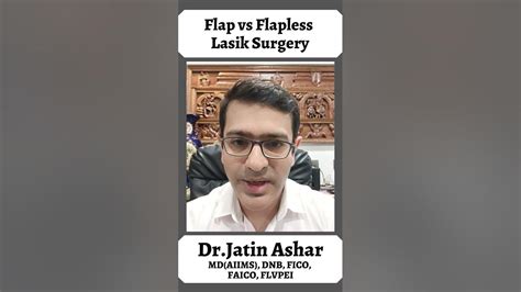 Flap Lasik Surgery vs Flapless Lasik Surgery #shorts - YouTube