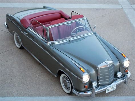 1958, Mercedes, 220 se, Cabriolet, Convertible, Classic, Cars ...