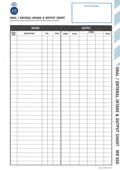 Intake and Output Chart | Charting for nurses, Water intake chart printable, Water intake chart