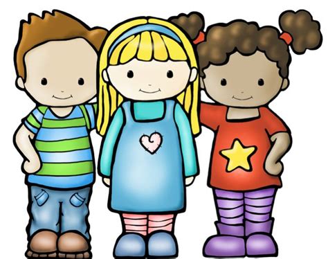 Cute kid clipart boys and girls together on holly – Clipartix