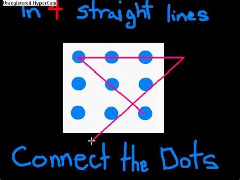 Connect the Dots Puzzle - (Solution) - YouTube