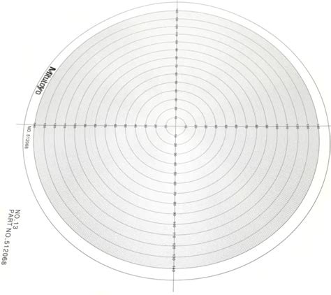 Mitutoyo Optical Comparator Overlay Charts