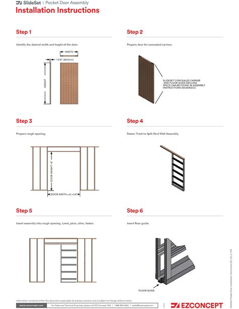 Our Installation Instructions | EZ Concept USA