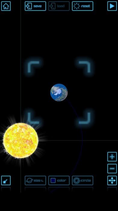 Planet simulation on the App Store