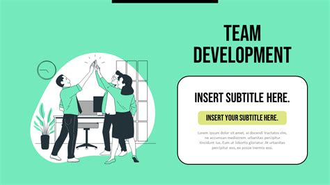 Team Building slide template