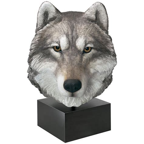 Sandicast® Wolf Head Sculpture - 138639, Decorative Accessories at Sportsman's Guide