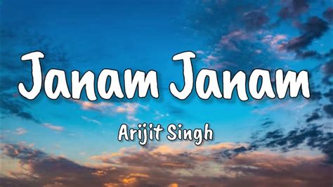 Janam Janam lyrics | Shah Rukh Khan, Kajol | Arijit Singh | Pritam ...