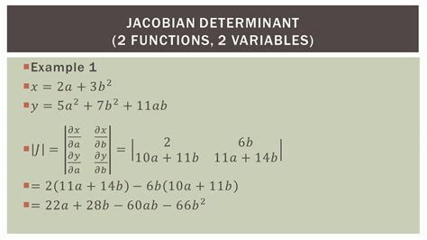 [大學Math for Econ] Jacobian determinant (2 functions, 2 independent variables) - YouTube