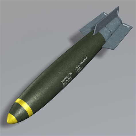 3d model mk-82 bomb