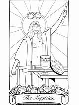 The Magician Tarot coloring Page  Download Print Or Color Online For Free sketch template