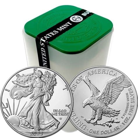 Buy the 2023 1 Oz American Silver Eagle Roll/Tube of 20 (BU) | Monument ...