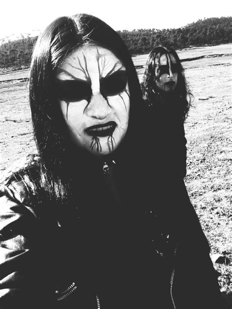 Corpse paint | Black metal girl, Black metal art, Metal girl