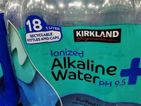 Kirkland Signature Ionized Alkaline Water 18/1 Liter Bottles – CostcoChaser