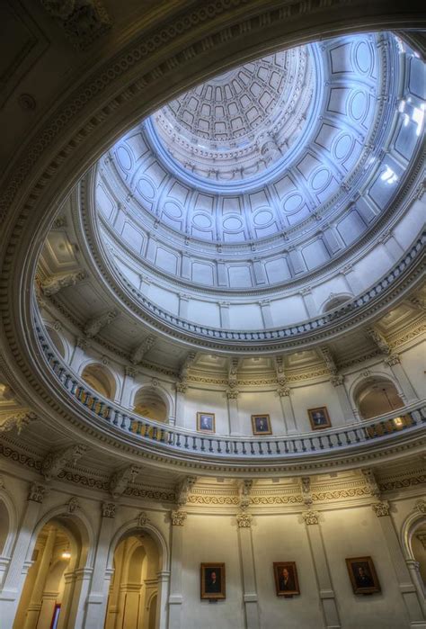 Texas Capitol Dome Interior Photograph by Van Sutherland