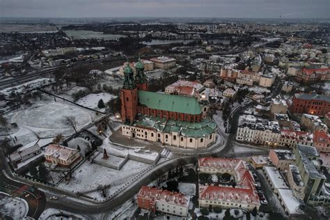 Aerial View of City on Winter Day · Free Stock Photo