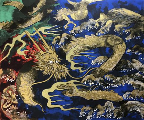 Japanese Dragon paintings and prints - Japanese Painting Gallery