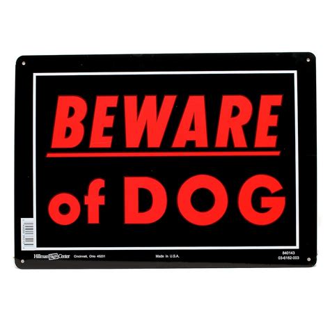 Hillman Sign Center- Beware of Dog | Petco