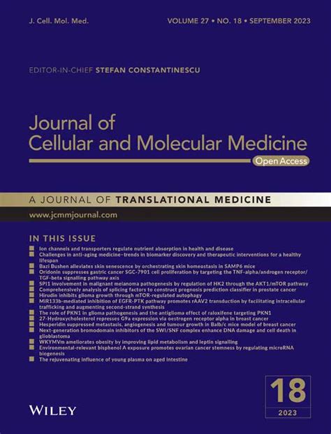 Journal of Cellular and Molecular Medicine - Wiley Online Library