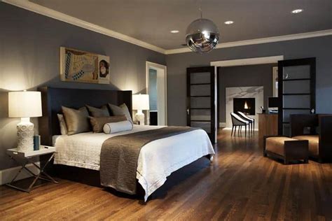 Dark Wood Flooring Bedroom Ideas - Design Corral